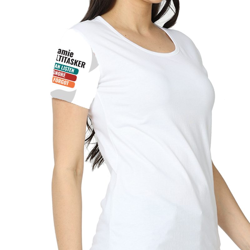 Personalized Design Female A Line Dress All Over Printed Products with Custom Name