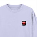 Oversized Standard T-Shirt | Unisex Relaxed Fit | 100% Super Combed Cotton | Soft, Breathable, Durable | Adult | Personalized | Typography | Self-expression | Humor | Everyday | Sarcastic | Attitude Nahi, Simplicity - right pocket - Lavender - mockup 4