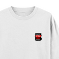 Oversized Standard T-Shirt | Unisex Relaxed Fit | 100% Super Combed Cotton | Soft, Breathable, Durable | Adult | Personalized | Typography | Self-expression | Humor | Everyday | Sarcastic | Attitude Nahi, Simplicity - right pocket - White - mockup 4