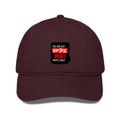 Classic Baseball Cap | Universal Fit | 280 GSM Drill Cotton | Sun Protection | Unisex Adults | Personalized | Typography | Self-expression | Humor | Everyday | Sarcastic | Attitude Nahi, Simplicity - front - Maroon - mockup 1