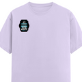 Male Classic Crew T-Shirt | Men's Regular Fit | 180 GSM Bio-Washed Cotton | Pre-Shrunk, Double-Stitched | Personalized | Typography | Humor | Everyday | Assertive - right pocket - Lavender - mockup 4