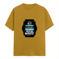Female Classic Crew T-Shirt | Regular Fit | 180 GSM Bio-Washed Cotton Blend | Pre-Shrunk, Double-Stitched | Women | Personalized | Typography | Humor | Everyday | Assertive - front - Mustard Yellow - mockup 1