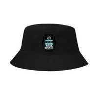 Classic Bucket Hat | Unisex Adults | Soft Heavy Cotton | Printed | Wide Brim Sun Protection | Personalized | Typography | Humor | Everyday | Assertive