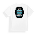 Unisex Jersey T-Shirt | Adults Unisex Fit | Polyester Honeycomb Mesh | Breathable, Quick-Dry | Personalized | Typography | Humor | Everyday | Assertive - back - mockup 2