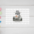 MDF Wooden Puzzle | 6x8 Inch 30 Pieces | Glossy Finish | Durable, Waterproof | Kids & Adults | Personalized | Typography | Dinosaurs | Tea | Everyday | Humorous | Drink Tea, Avoid Extinction - front_2 - White - mockup 2