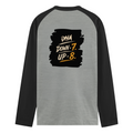 Male Raglan T-Shirt | Men's Regular Fit | 180 GSM Bio-Washed Fabric | Double Stitched, Ribbed Neck | Personalized | Typography | Motivation | Everyday | Empowering | Fall Seven, Rise Eight - back - mockup 2