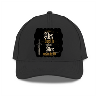 Sports Cap | Adjustable Fit | Polyester | Breathable, Perforated Panels, / | Unisex | Personalized | Typography | Royalty | Power | Everyday | Empowering | The Crowned Warrior