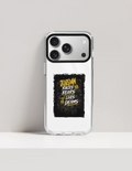 Hard Clear Case | For iPhone | TPU & PC Hybrid | Camera Guard & Scratch-Proof | Unisex | Personalized | Typography | Overcoming Adversity | Everyday Encouragement | Empowering | Face Your Fears - front_17 Pro Max - 17 Pro Max - mockup 3