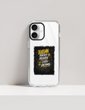 Hard Clear Case | For iPhone | TPU & PC Hybrid | Camera Guard & Scratch-Proof | Unisex | Personalized | Typography | Overcoming Adversity | Everyday Encouragement | Empowering | Face Your Fears - front_16 Plus - 16 Plus - mockup 5