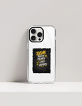 Hard Clear Case | For iPhone | TPU & PC Hybrid | Camera Guard & Scratch-Proof | Unisex | Personalized | Typography | Overcoming Adversity | Everyday Encouragement | Empowering | Face Your Fears - front_15 Pro - 15 Pro - mockup 10