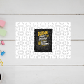 Jigsaw Puzzle | 120 Pieces A4 Size | Recycled Paper Semi-Glossy Finish | Fade-Proof Engaging Entertainment | Unisex | Personalized | Typography | Overcoming Adversity | Everyday Encouragement | Empowering | Face Your Fears - front - mockup 1