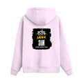 Oversized Hoodie | Relaxed Fit Unisex | 400 GSM Cotton Blend | Pre-Shrunk Warmth & Comfort | Adults | Personalized | Typography | Humor | Everyday | Humorous | Innocent By - back - Light Baby Pink - mockup 2