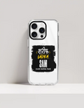 iPhone Glass Case | For Various iPhone Models | Tempered Glass & TPU | Hybrid Protection, Wireless Charging | Unisex | Personalized | Typography | Humor | Everyday | Humorous | Innocent By - front_16 Pro Max - 16 Pro Max - mockup 7