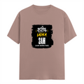 Male Classic Crew T-Shirt | Men's Regular Fit | 180 GSM Bio-Washed Cotton | Pre-Shrunk, Double-Stitched | Personalized | Typography | Humor | Everyday | Humorous | Innocent By - front - Mushroom - mockup 1