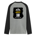 Male Raglan T-Shirt | Men's Regular Fit | 180 GSM Bio-Washed Fabric | Double Stitched, Ribbed Neck | Personalized | Typography | Humor | Everyday | Humorous | Innocent By - back - mockup 2