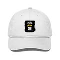 Classic Baseball Cap | Universal Fit | 280 GSM Drill Cotton | Sun Protection | Unisex Adults | Personalized | Typography | Humor | Everyday | Humorous | Innocent By - front - White - mockup 1