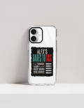 Hard Clear Case | For iPhone | TPU & PC Hybrid | Camera Guard & Scratch-Proof | Unisex | Personalized | Typography | Resilience | Everyday | Empowering | Never Stop Rising - front_16 - 16 - mockup 4
