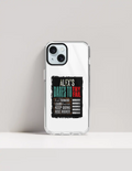 Hard Clear Case | For iPhone | TPU & PC Hybrid | Camera Guard & Scratch-Proof | Unisex | Personalized | Typography | Resilience | Everyday | Empowering | Never Stop Rising - front_15 - 15 - mockup 8