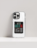Hard Clear Case | For iPhone | TPU & PC Hybrid | Camera Guard & Scratch-Proof | Unisex | Personalized | Typography | Resilience | Everyday | Empowering | Never Stop Rising - front_15 Pro - 15 Pro - mockup 10