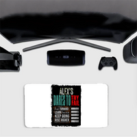 Gaming Pad | Extended Sizes 60x30cm & 80x33cm | 3mm Thick Skid-Proof Base | Smooth Control & Fade-Proof | Unisex | Personalized | Typography | Resilience | Everyday | Empowering | Never Stop Rising