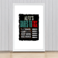 Framed Poster | Multiple Sizes | 300 GSM Art Paper | Laminated, Fade-Proof, 1-inch Frame | Unisex Home Decor | Personalized | Typography | Resilience | Everyday | Empowering | Never Stop Rising - front_16x24In - 16x24In - mockup 10