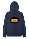 Pullover Hoodie | Unisex Regular Fit | Cotton Blend Tri-Layer | All-Season Comfort, Ribbed Cuffs | Adults | Personalized | Typography | Pop Culture | Everyday | Humorous - back - Navy Blue - mockup 2