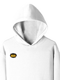 Pullover Hoodie | Unisex Regular Fit | Cotton Blend Tri-Layer | All-Season Comfort, Ribbed Cuffs | Adults | Personalized | Typography | Pop Culture | Everyday | Humorous - right pocket - White - mockup 4