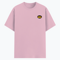 Cotton Stretch T-Shirt | Unisex Fit | 95% Cotton 5% Spandex | Breathable Flexible Durable | Adults | Personalized | Typography | Pop Culture | Everyday | Humorous - left pocket - Light Baby Pink - mockup 3