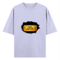 Oversized Standard T-Shirt | Unisex Relaxed Fit | 100% Super Combed Cotton | Soft, Breathable, Durable | Adult | Personalized | Typography | Pop Culture | Everyday | Humorous - front - Lavender - mockup 1