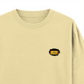 Oversized Standard T-Shirt | Unisex Relaxed Fit | 100% Super Combed Cotton | Soft, Breathable, Durable | Adult | Personalized | Typography | Pop Culture | Everyday | Humorous - right pocket - Beige - mockup 4