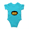 Baby Romper | 0-12 Months | 180 GSM Bio-Washed Cotton | Double-Stitched, Pre-Shrunk | Unisex | Personalized | Typography | Pop Culture | Everyday | Humorous - back - SkyBlue - mockup 2