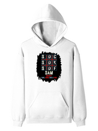 Pullover Hoodie | Unisex Regular Fit | Cotton Blend Tri-Layer | All-Season Comfort, Ribbed Cuffs | Adults | Personalized | Typography | Attitude | Rebellion | Everyday | Assertive | Unbothered By Everything