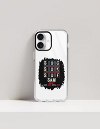 Hard Clear Case | For iPhone | TPU & PC Hybrid | Camera Guard & Scratch-Proof | Unisex | Personalized | Typography | Attitude | Rebellion | Everyday | Assertive | Unbothered By Everything