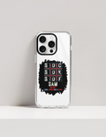 Hard Clear Case | For iPhone | TPU & PC Hybrid | Camera Guard & Scratch-Proof | Unisex | Personalized | Typography | Attitude | Rebellion | Everyday | Assertive | Unbothered By Everything - front_16 Pro - 16 Pro - mockup 6