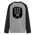 Male Raglan T-Shirt | Men's Regular Fit | 180 GSM Bio-Washed Fabric | Double Stitched, Ribbed Neck | Personalized | Typography | Attitude | Rebellion | Everyday | Assertive | Unbothered By Everything - back - mockup 2