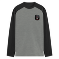 Male Raglan T-Shirt | Men's Regular Fit | 180 GSM Bio-Washed Fabric | Double Stitched, Ribbed Neck | Personalized | Typography | Attitude | Rebellion | Everyday | Assertive | Unbothered By Everything - right pocket - mockup 4