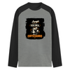 Male Raglan T-Shirt - The Caffeinated Dinosaur
