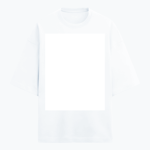 Personalized Graphic T-Shirt with Custom Name - Terry Oversized Tee Embroidery T-Shirt