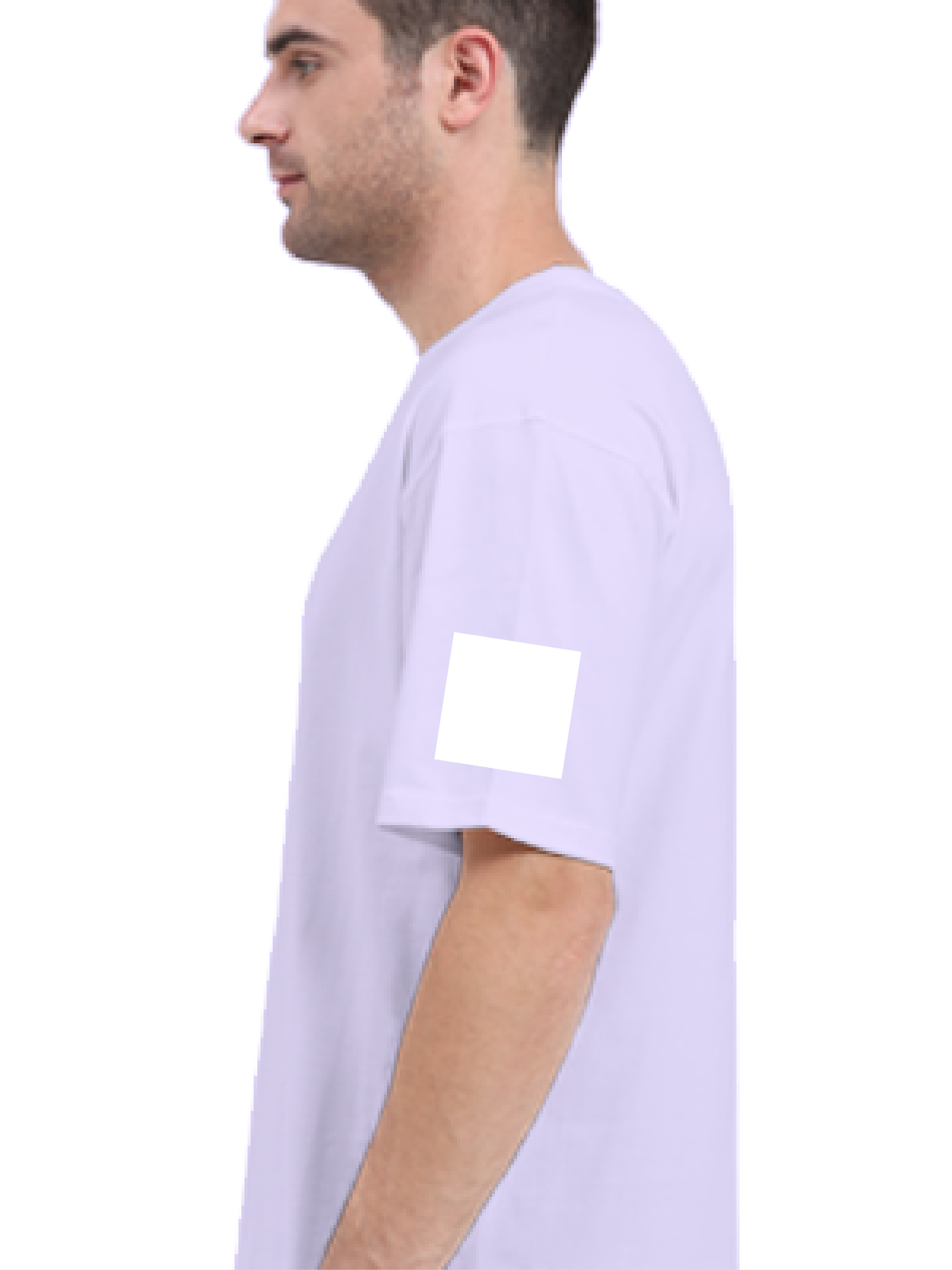 Personalized Graphic T-Shirt with Custom Name - Terry Oversized Tee Embroidery T-Shirt
