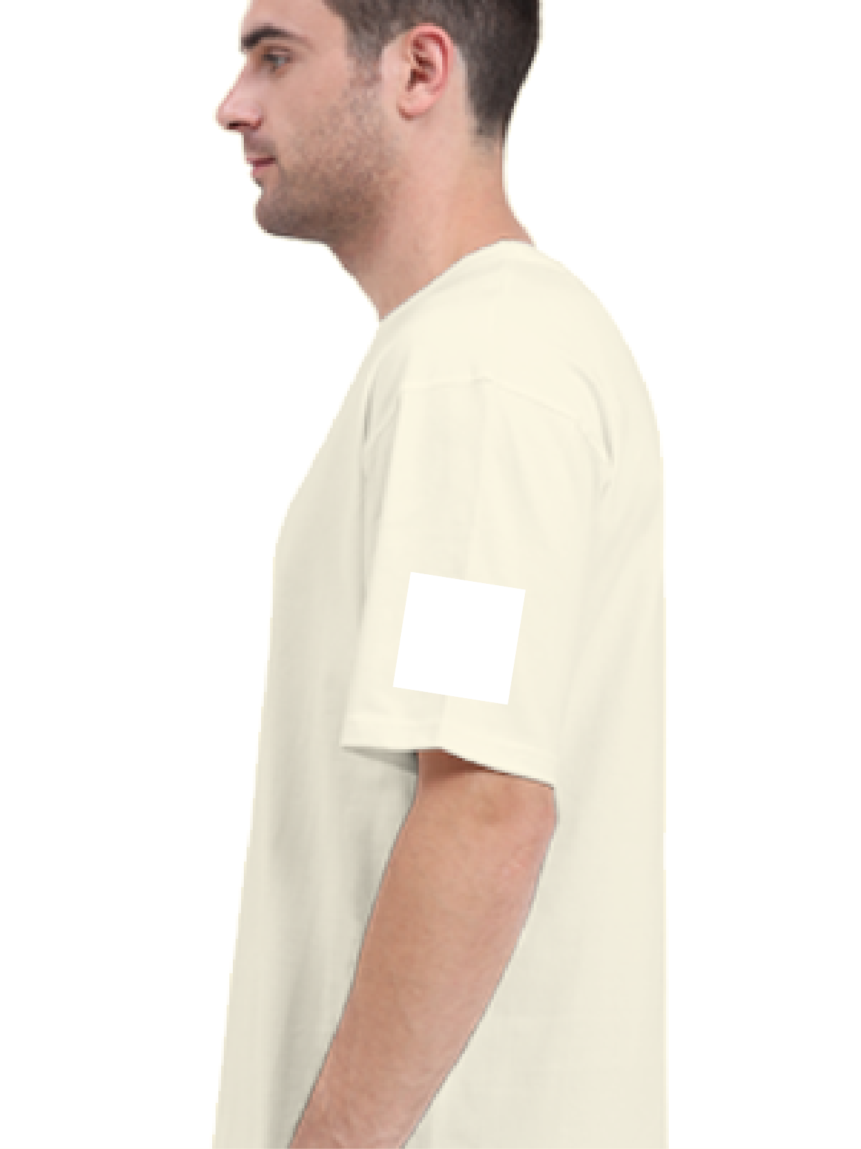 Personalized Graphic T-Shirt with Custom Name - Terry Oversized Tee Embroidery T-Shirt