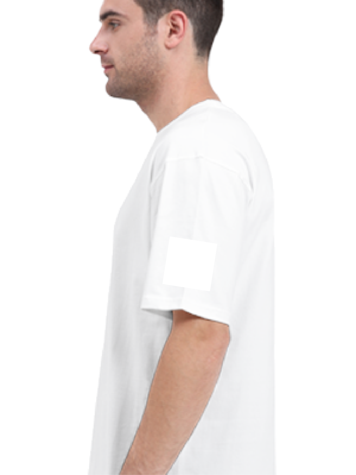 Personalized Graphic T-Shirt with Custom Name - Terry Oversized Tee Embroidery T-Shirt