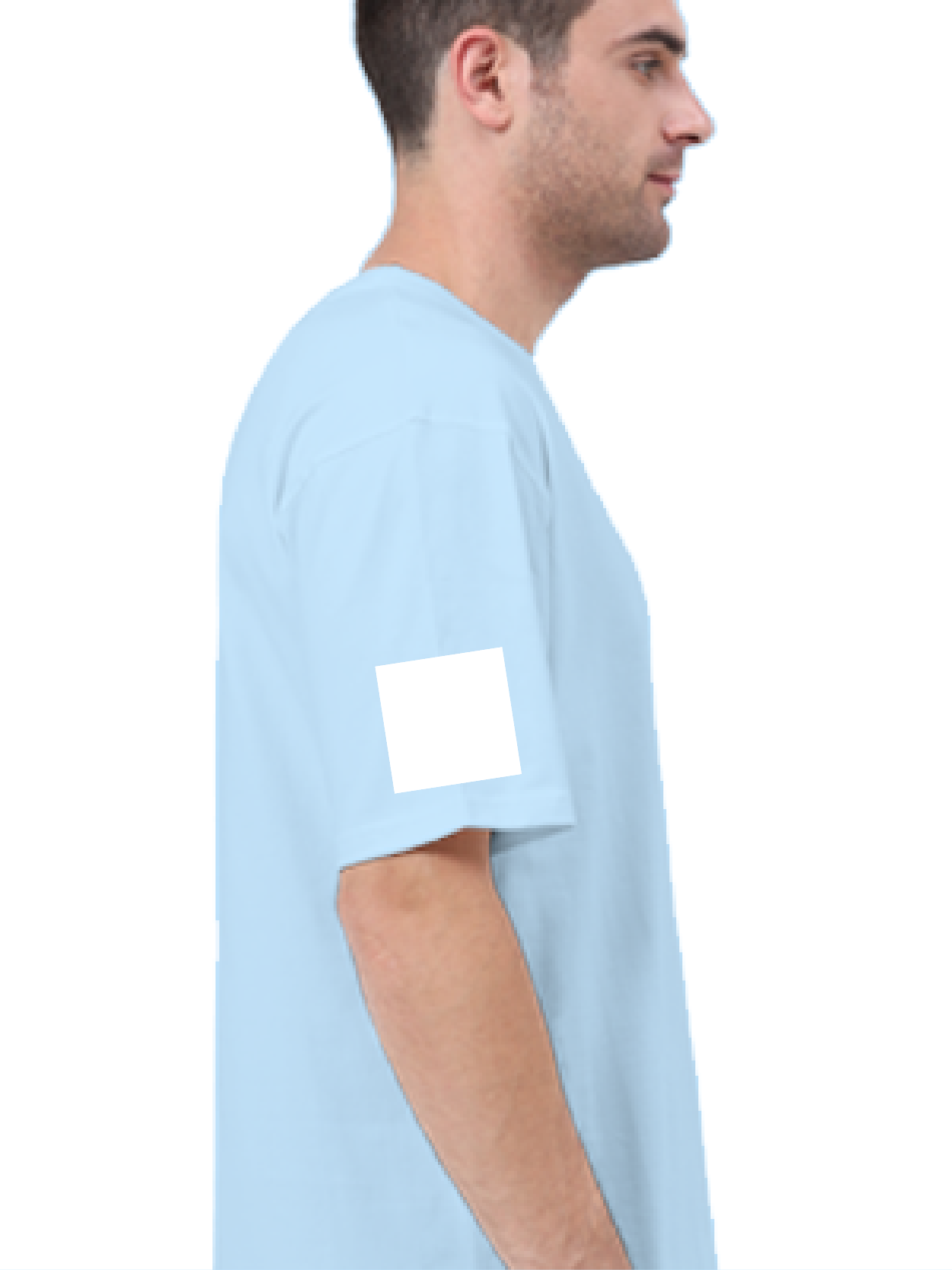 Personalized Graphic T-Shirt with Custom Name - Terry Oversized Tee Embroidery T-Shirt