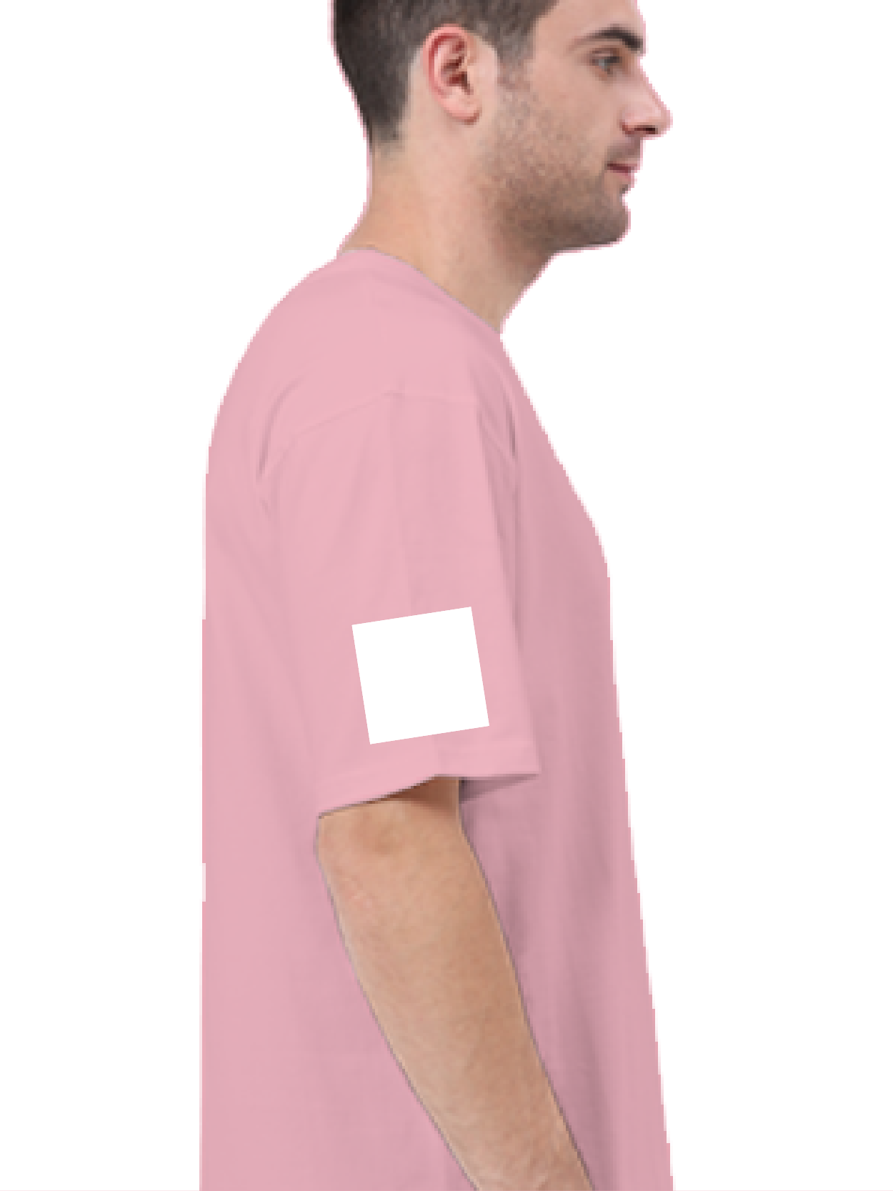 Personalized Graphic T-Shirt with Custom Name - Terry Oversized Tee Embroidery T-Shirt