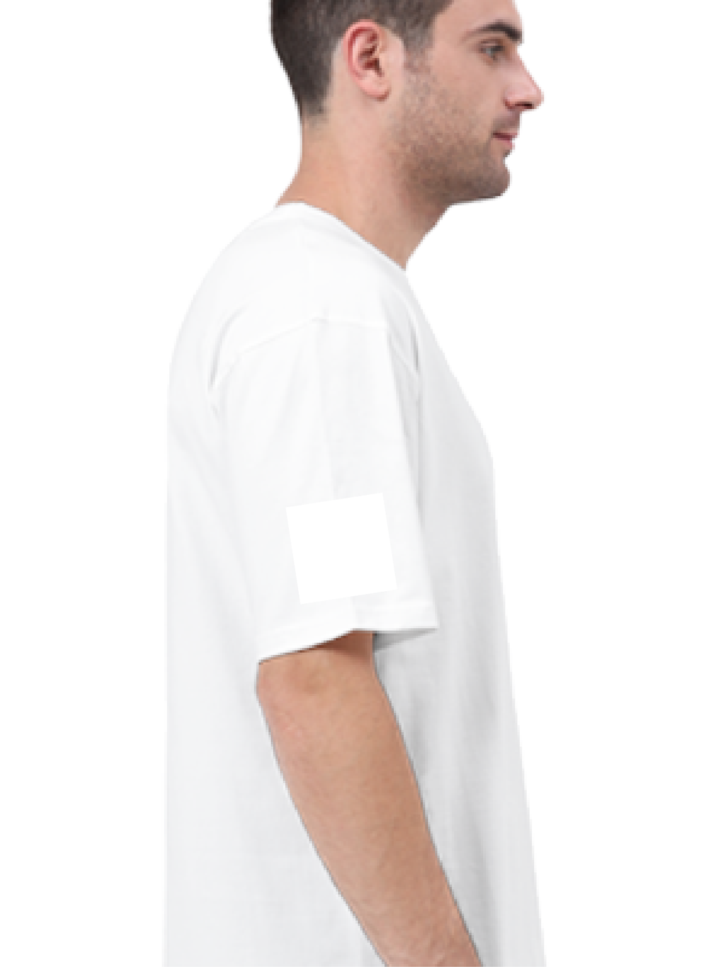 Personalized Graphic T-Shirt with Custom Name - Terry Oversized Tee Embroidery T-Shirt