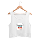 Personalized Graphic T-Shirt with Custom Name - Female Crop Tank Dtg T-Shirt