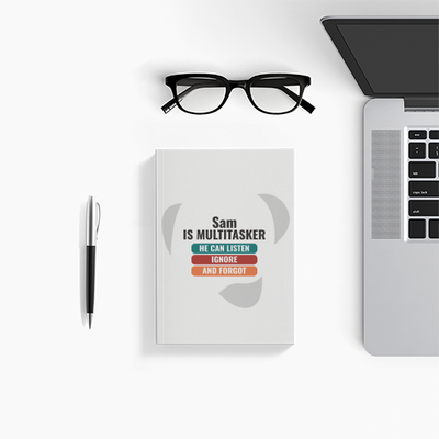 Personalized Humorous Notebook Accessories with Custom Name