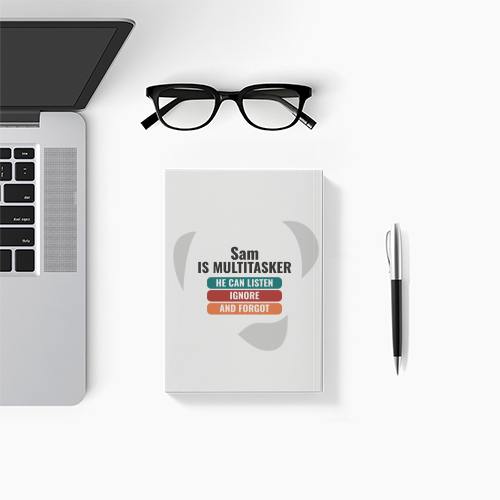 Personalized Humorous Notebook Accessories with Custom Name