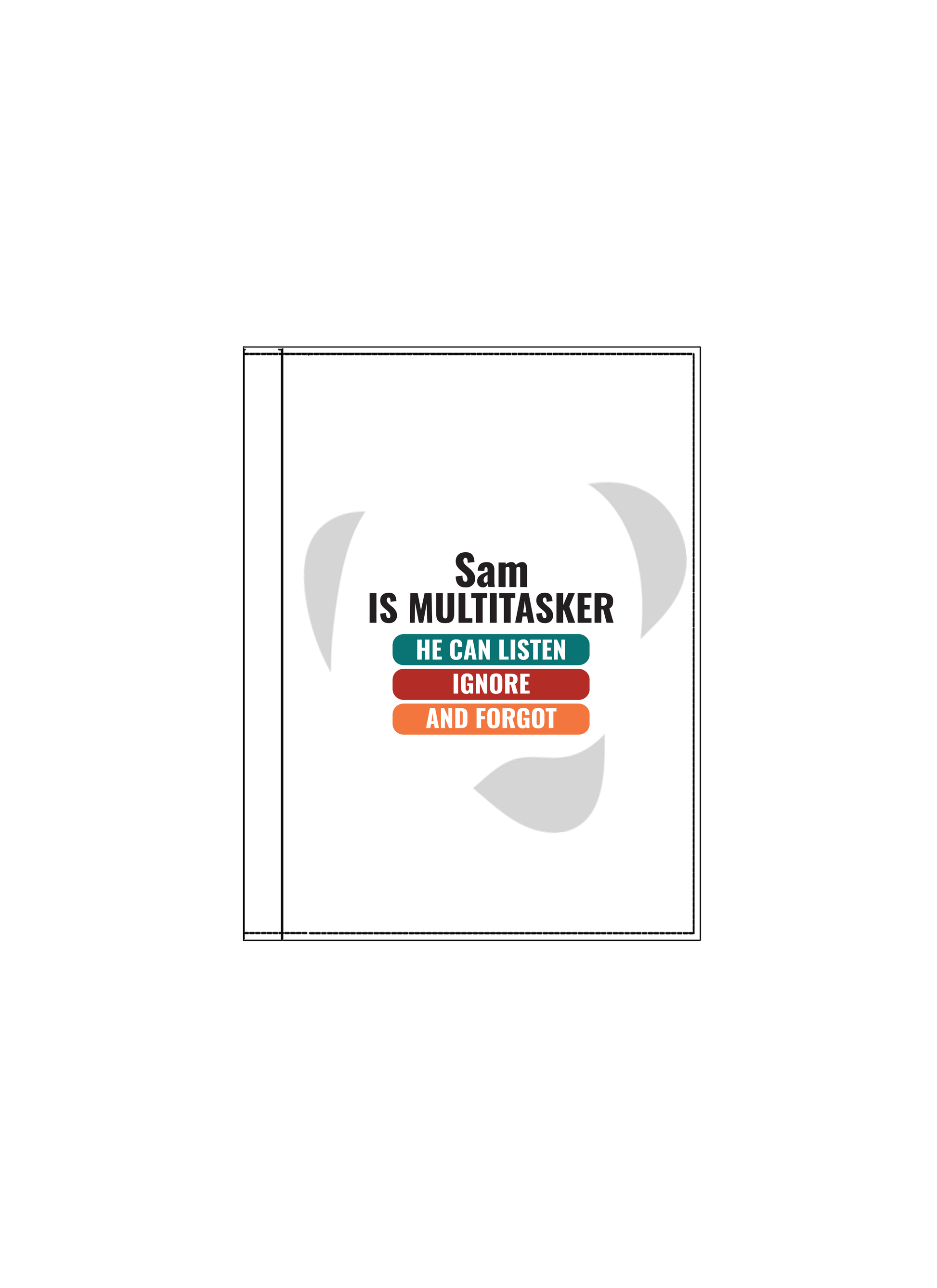 Personalized Humorous Notebook Accessories with Custom Name