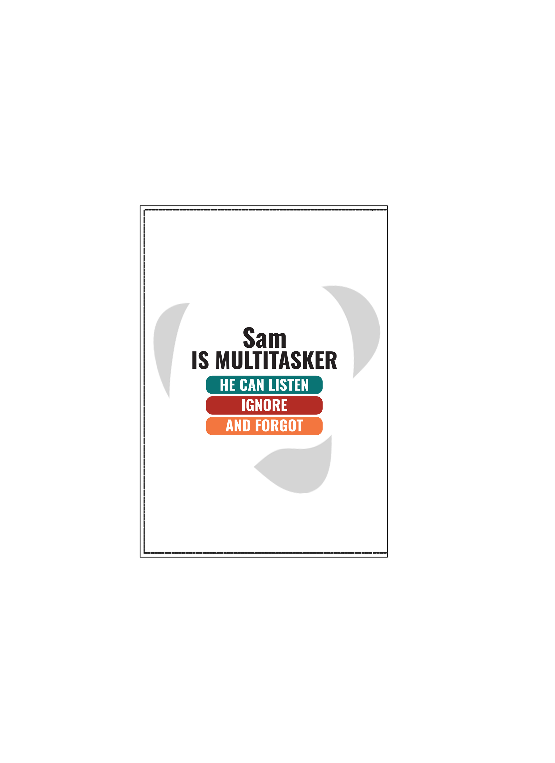 Personalized Humorous Notebook Accessories with Custom Name