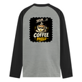 Male Raglan T-Shirt | Men's Regular Fit | 180 GSM Bio-Washed Fabric | Double Stitched, Ribbed Neck | Personalized | Typography | Coffee | Beverages | Everyday | Joyful | Coffee Paglu - back - mockup 2
